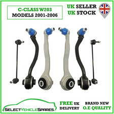NEW MERCEDES C-CLASS W203 DRIVERS & PASSENGER FRONT SUSPENSION ARM SET 2001-2006