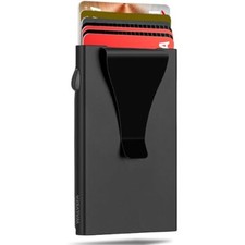 Slim Wallet for Men,Pop Up Card Holder Wallet RFID Blocking,Minimalist Wallet