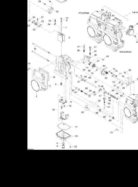 Ski-doo Carburetor float O- Ring Replacement #19 on diagram 404161932 Flat slide - Image 4 of 4