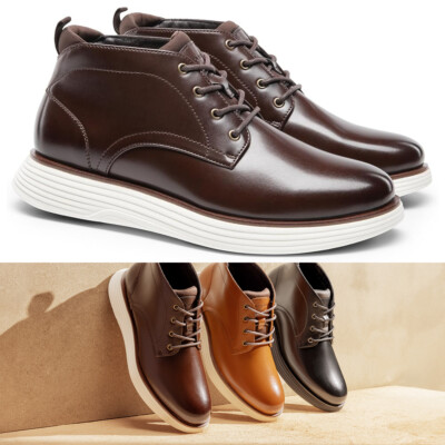 Men's Casual Chukka Boots Mid Top Dress Sporty Business Comfortable Shoes 8-13