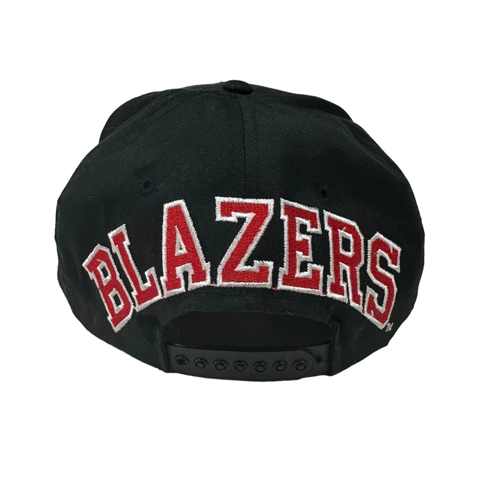 De colección Portland Trail Blazers NBA Negro Bloque Cabeza Snap Back Sombrero Foto 2 de 4