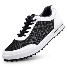 Mens Golf Shoes Breathable Mesh Golf Shoes Men Anti-slip Spikesless Outdoor New