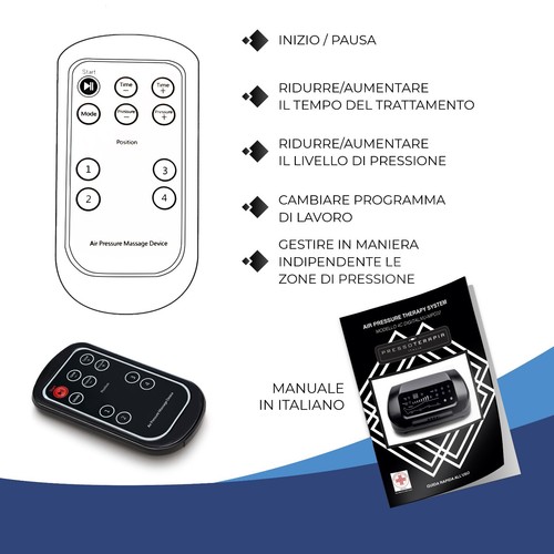 Dinamicamed PRO 4.0 Pressoterapia Professionale Con Gambali - Imagen 5 de 6