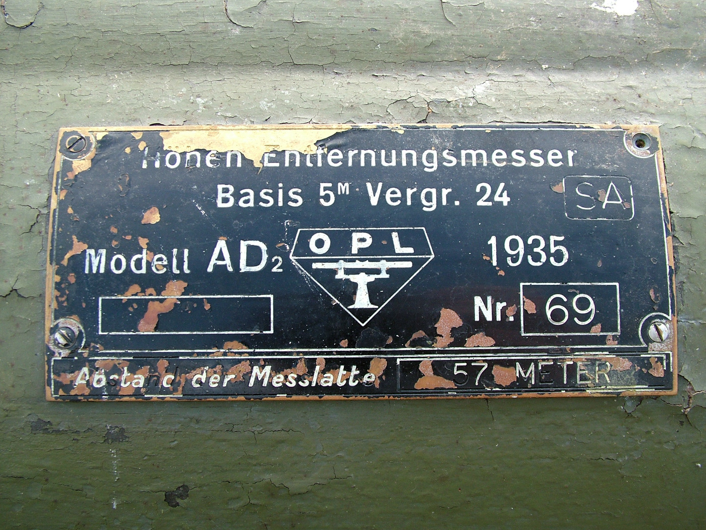 German WWII Artillery 5 Meter Coastal Rangefinder - Picture 11 of 12