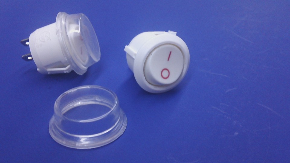5 Marine Switches ON OFF accessory Boat SWITCH - AC or DC 120v 12v 10v ...