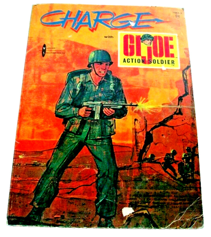 GI Joe Action Soldier Coloring Book-"Charge"-1965 GI Joe Army-Rare & Vintage
