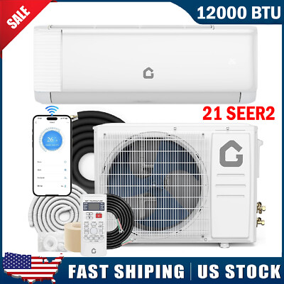 12000 BTU Mini Split Air Conditioner Ductless ,208/230V Inverter Heat Pump WIFI