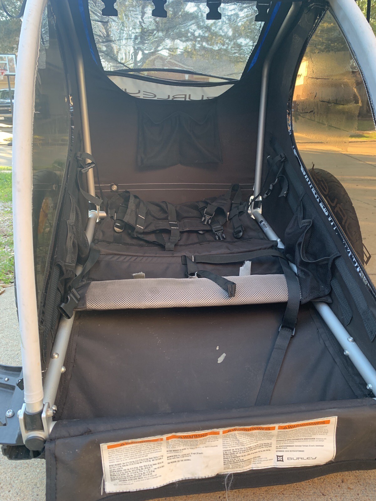 Burley Encore Bike Trailer Cargo Trailer With Stroller Handle & Bike