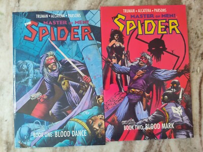 The Spider: Master of Men Book #1 & 2 Eclipse 1991 1st Printing