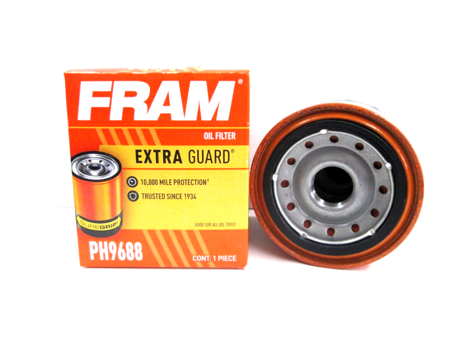 NEW! FRAM EXTRA GUARD SPIN ON OIL FILTER PH9688, REPLACEMENT OIL FILTER