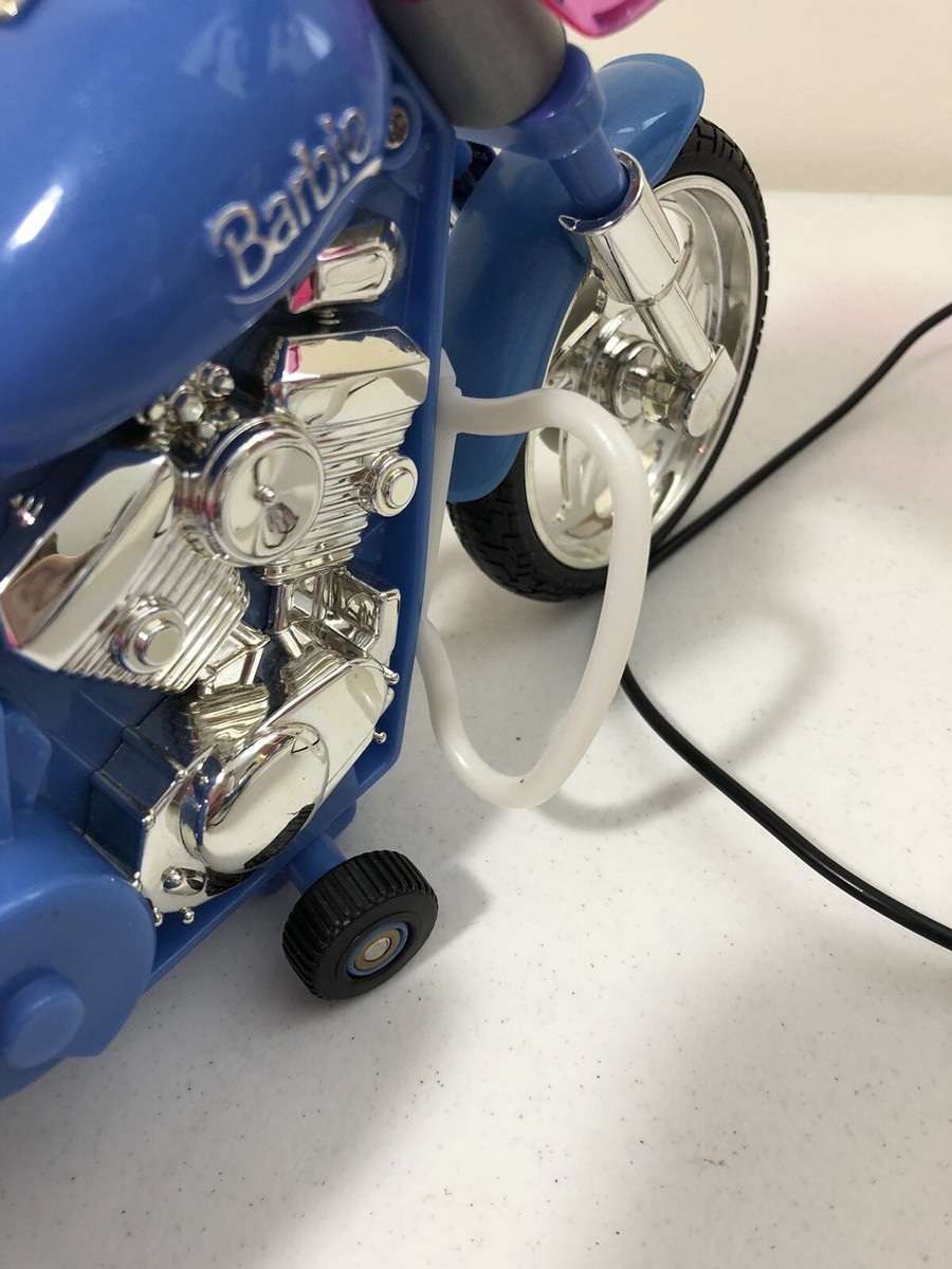 Barbie 1999 Motorcycle with Lights Tethered Remote Control Barbie 1999 Motorcycle with Lights Tethered Remote Control