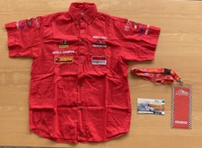 (2006) Official Monaco Grand Prix Formula 1 F1 Driver Shirt Small & Race Ticket!