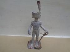 Stadden, Napoleonic French Hussar cavalry, unpainted, 54mm lead 1815, JL