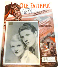 Sheet Music Old Faithful Sensational British Song Success Ozzie & Harriet Nelson
