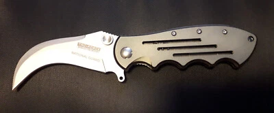 M-TECH MTech Hawkbill Einhandmesser Jose Negron JN-902 USA Design Knife 440er Stahl