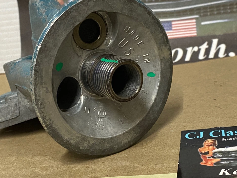 CARCAÇA ADAPTADOR FILTRO DE ÓLEO MOTOR 78 Cadillac Seville 350 fabricante de equipamento original - Imagem 3 de 4