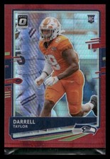 2020 Panini Playbook #186 Darrell Taylor Red Hyper Rookie Seahawks