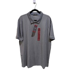 Members Mark NWT Men's Size XL Gray Pique Stretch Cotton Classic Fit Polo Shirt