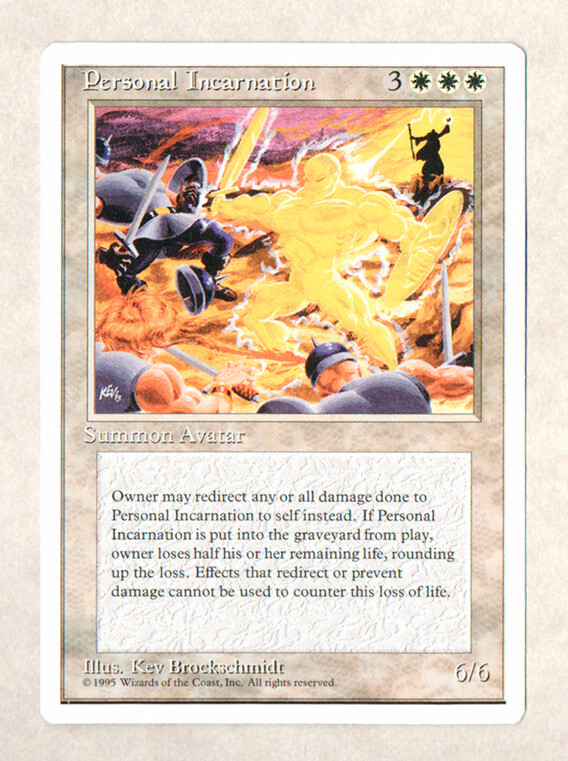 PERSONAL INCARNATION - Magic: The Gathering - Fourth Edition (1995)