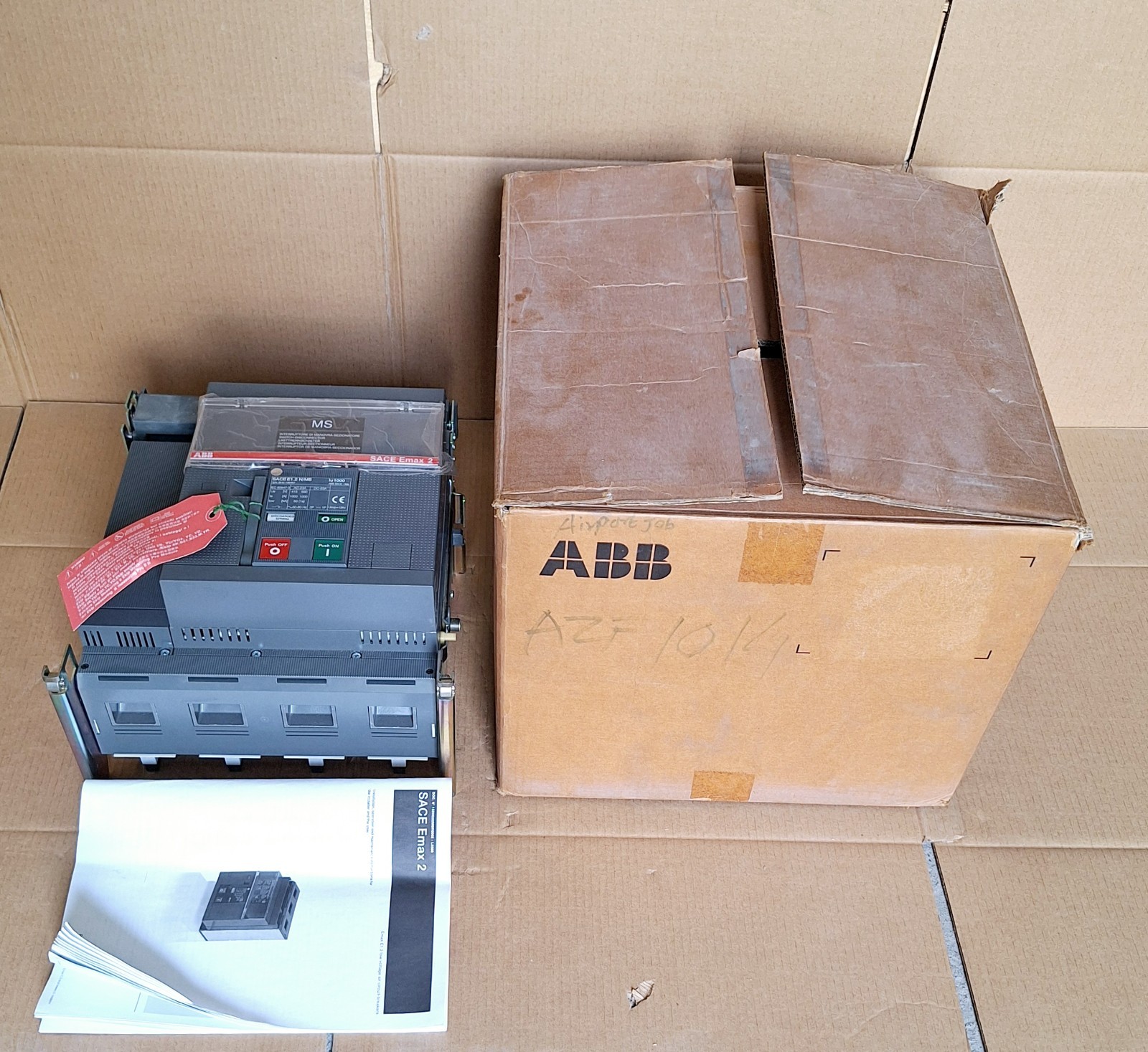 ABB SACE EMAX2 E1.2 N/MS 1000 Circuit Breaker 1000A 3P