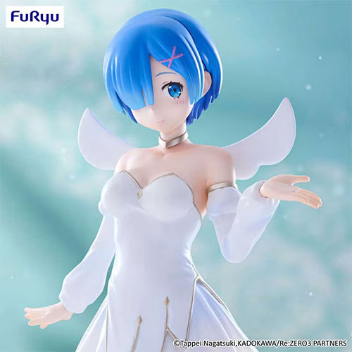 Statue Rem BiCute Pure Re:Zero avec finitions de haute précision et peinture mate