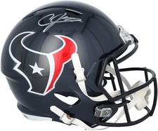Andre Johnson Houston Texans Autographed Riddell Speed Replica Helmet