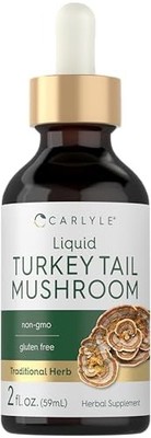 Carlyle Turkey Tail Mushroom Extract Liquid | Herbal Tincture Drops