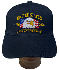 UNITED STATES 250th Anniversary 1776-2026 Adjustable Cap Baseball Hat LOT 1-12pc