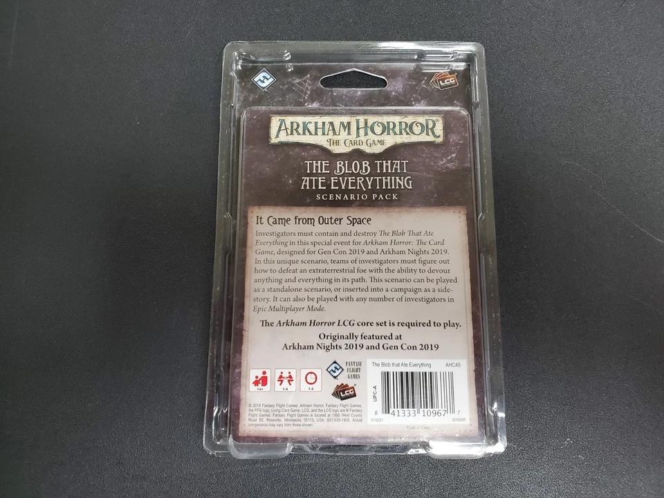 Arkham Horror Card Game The Blob That Ate Everything Scenario Pack Brand New FFG - Image 2 of 2