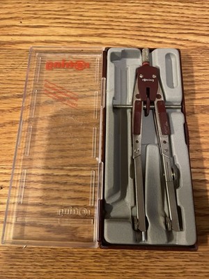 Vintage Rotring Compass Only w/ Case - S0214540