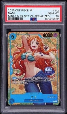 PSA10 one piece card Nami Mini-tin Pack Set Vol.2 with Cereal | eBay