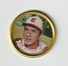 1964 TOPPS BASEBALL COIN #105 dave wickersham