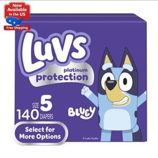 Luvs Platinum Protection Baby Diapers Size 5, 140 Count Select for More Options