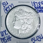 1878 S BU UNCIRCULATED MORGAN SILVER DOLLAR AUTHENTIC U.S.MINT FREESHIPPING 5434