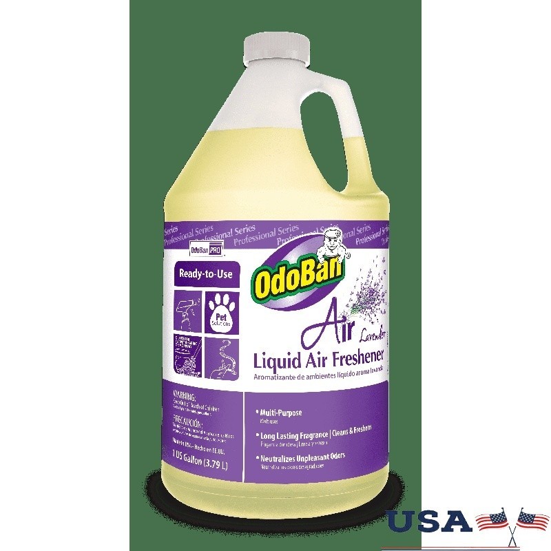 Liquid Air Freshener Lavender Scent Deodorizer For Home Office Gym 1 Gal New