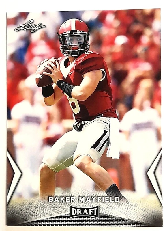 2018 Baker Mayfield Rookie Leaf DRAFT #07 