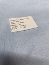 Item 171.  Stretch Terry Cloth Fabric