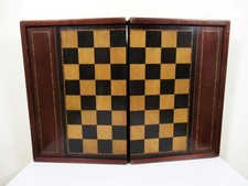 ANTICA SCACCHIERA BACKGAMMON FRANCESE FINE XL + 1 SHAKER 2 DADI E 30 CONTATORI