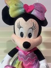 Disney Junior Rainbow Minnie Mouse Sparkle & Sing Light Up Bow 13" Plush [Works] — photo 2
