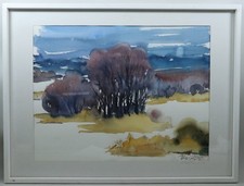 Max Wild (Lauenstein 1911-2000 Kulmbach) - Im Maintal - Aquarell 8