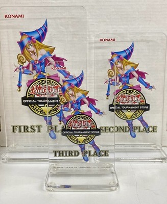 Yu-Gi-Oh! OTS Dark Magician Girl 1st 2nd 3rd Place Official Tournament Trophies
