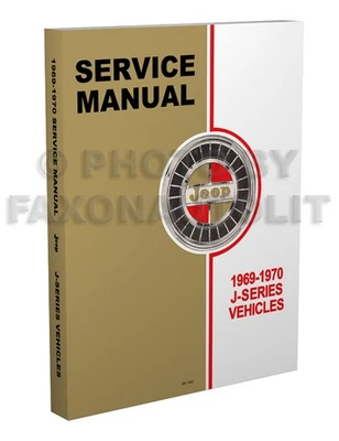 1969-1970 Jeep Gladiador Y Wagoneer Tienda Manual Reparación Servicio Camioneta - Imagen 1 de 4