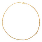 JUDITH RIPKA STERLING SILVER GOLD ROPE STATION 20" STIFF COLLAR NECKLACE #SHLF — photo 2
