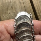 Vtg ½ Franc Swiss German 21 Coins Silver 1929 - 1958 Bracelet 63g — photo 4