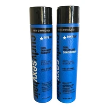 Curly Sexy Hair Curl Enhancing Shampoo + Conditioner 10.1 oz New