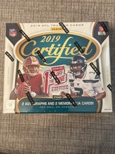 2019 Panini Certified Football FOTL Hobby Box 1st First Off The Line New Hobby