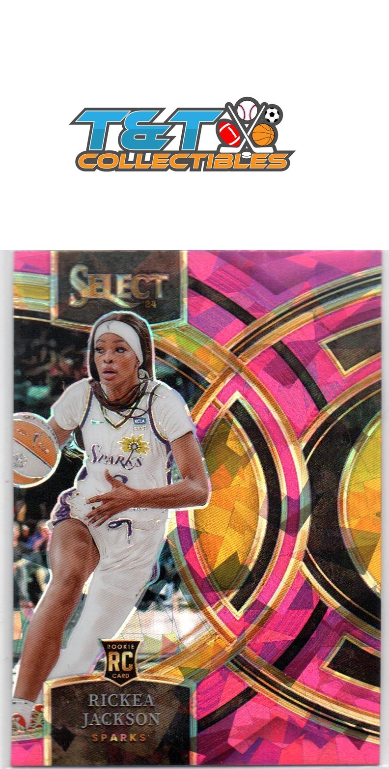 Rickea Jackson 2024 Panini Select WNBA Prizms Pink Ice #127 LA Sparks RC 81