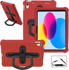 Case For iPad A16 11th/10th Generation Shockproof Rotating Stand Cover w Strap