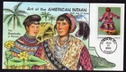 2004 AMERICAN INDIAN ART (3873e)  Collins Hand Painted SEMINOLE DOLL FDC TH458
