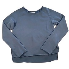 Helmut Lang Distressed Black Sweatshirt Sweater S Made in USA